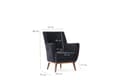 Pikkukuva 7 / 7: Wing Chair Gonca - Antrasiitti