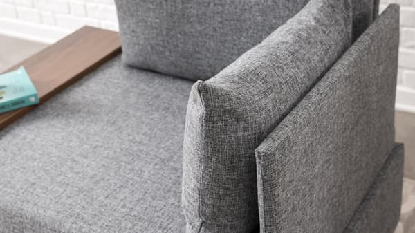 1-sits Sofa Fly Fåtölj Höger - Grå