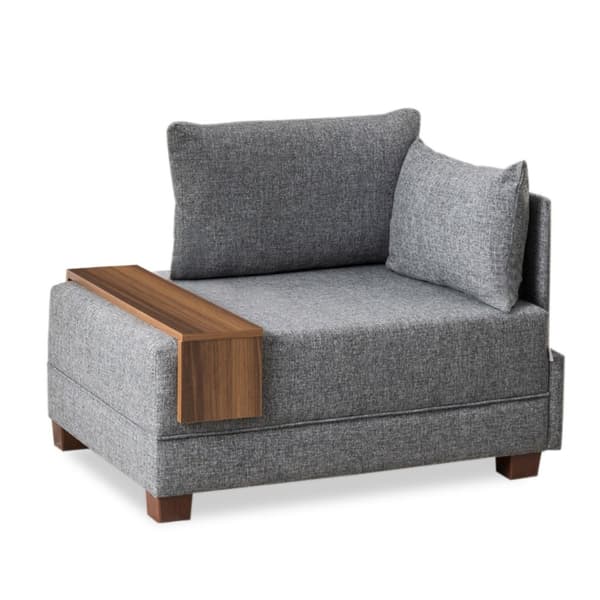 1-sits Sofa Fly Fåtölj Höger - Grå