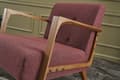 Miniatyrbilde 3 av 8: Wing Chair Kemer - Claret Red