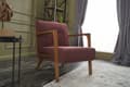 Miniatyrbilde 2 av 8: Wing Chair Kemer - Claret Red