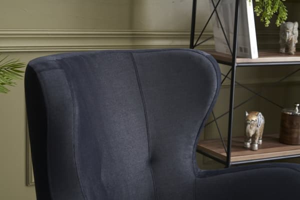 Wing Chair Karina - Antrasitt