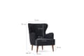 Miniatyrbilde 7 av 7: Wing Chair Karina - Antrasitt