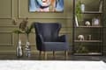 Miniatyrbilde 1 av 7: Wing Chair Karina - Antrasitt