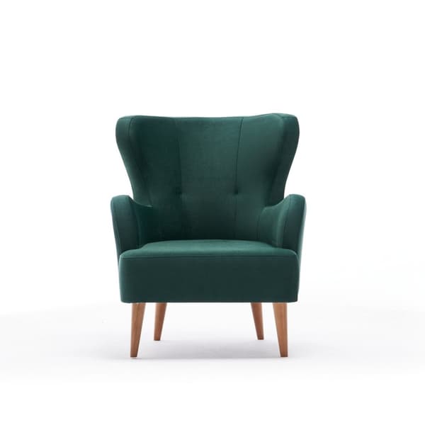 Wing Chair Karina - Petrol Green