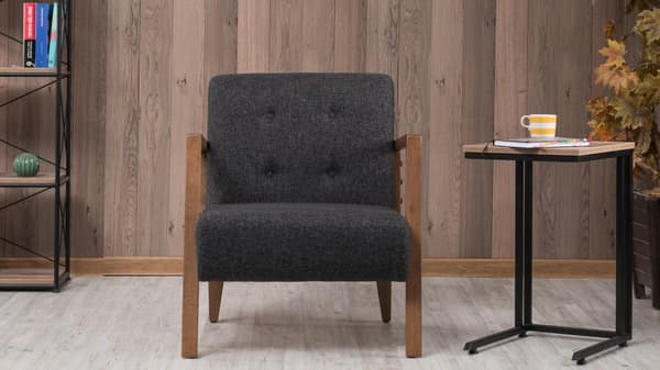 Wing Chair Kemer - Mörkgrå