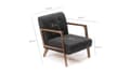 Miniatyrbild 6 av 9: Wing Chair Kemer - Mörkgrå