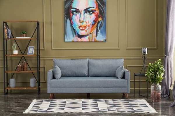 2-seters sofa Bella Soft İkili Koltuk - Blå