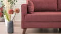 Miniatyrbilde 4 av 8: 2-seters sofa Bella Sofa For 2 Pr - Claret Red