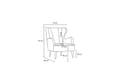 Miniatyrbilde 6 av 6: Wing Chair Karina Prestij - Krem