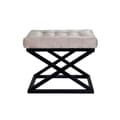 Pikkukuva 1 / 2: Pouffe Capraz - musta, kermanvärinen