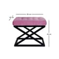 Pikkukuva 2 / 2: Pouffe Capraz - musta, fuksia