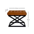 Pikkukuva 2 / 2: Pouffe Capraz - musta, terrakota