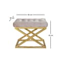 Pikkukuva 2 / 2: Pouffe Capraz - kulta, kerma