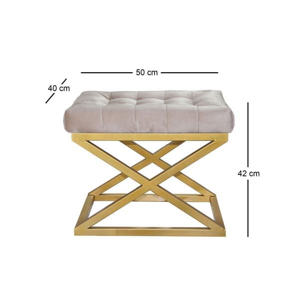 Pouffe Capraz - kulta, kerma