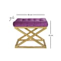 Pikkukuva 2 / 2: Pouff Capraz - kultaa, violettia