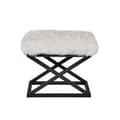 Pikkukuva 2 / 3: Pouffe Capraz Pehmo - musta, valkoinen