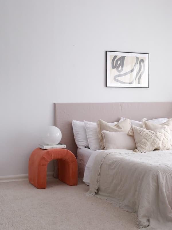 Pouffe Nu - Coral