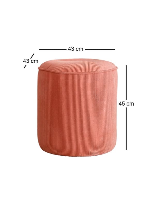 Puff Teddy - Vermilion
