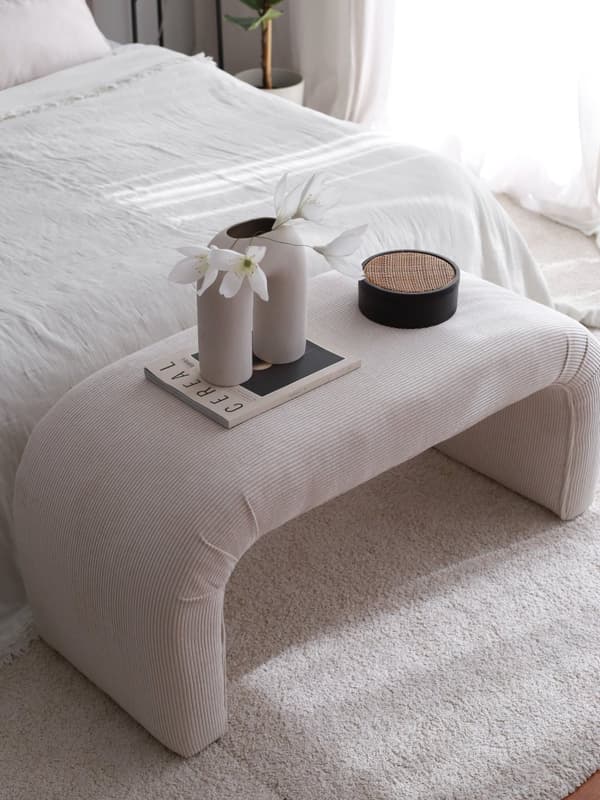 Pouffe Nu Bench Fitilli - Hvit