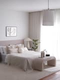 Miniatyrbilde 2 av 8: Pouffe Nu Bench Fitilli - Hvit