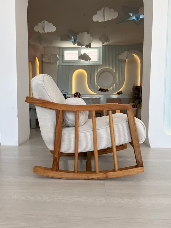 Wing Chair Kleamini - Hvit
