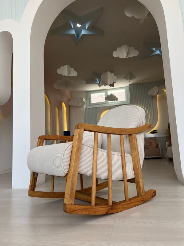 Wing Chair Kleamini - Hvit