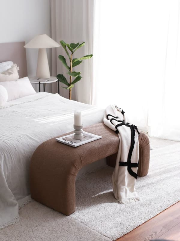 Pouffe Nu Bench - ruskea