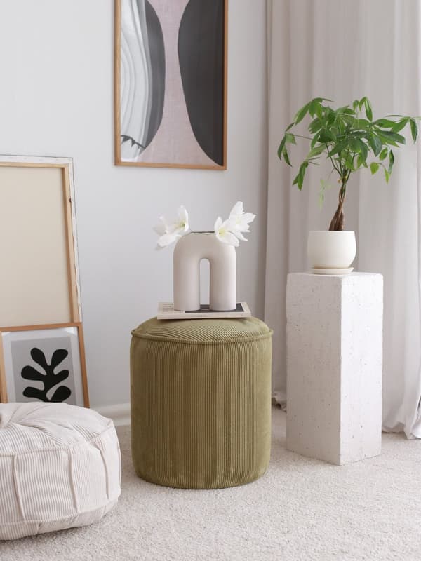 Pouff Teddy Fitilli - Khaki