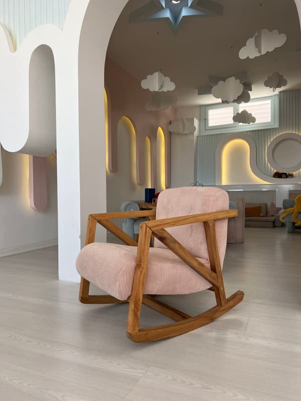 Wing Chair NiniMini - Rosa