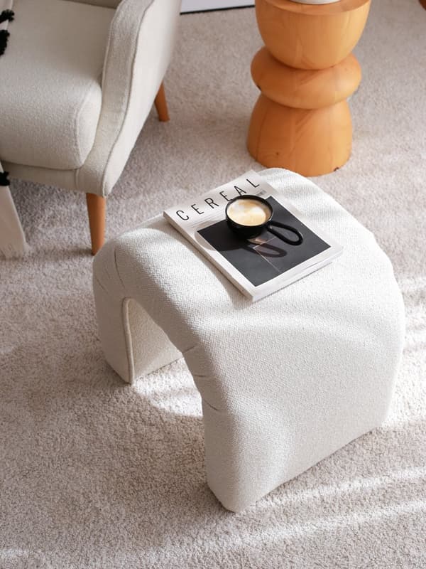 Pouffe Nu Teddy - Krem