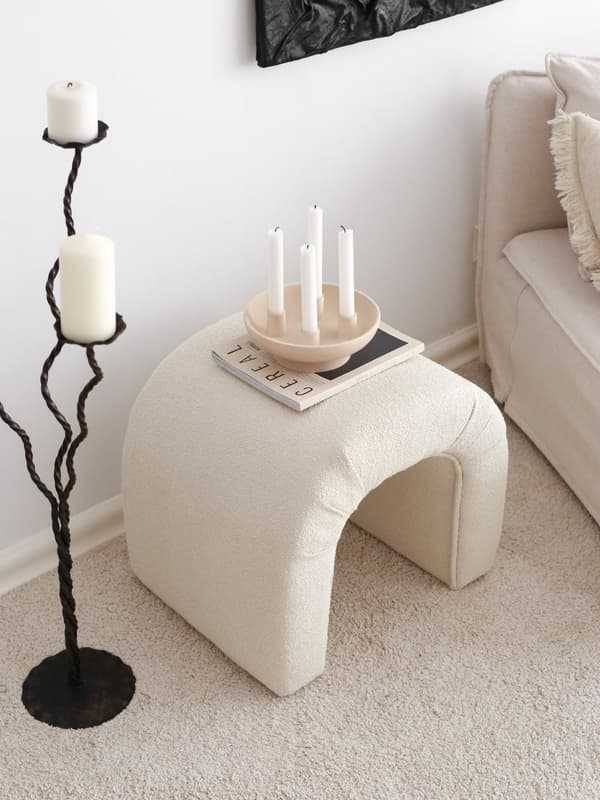 Pouffe Nu Teddy - Krem