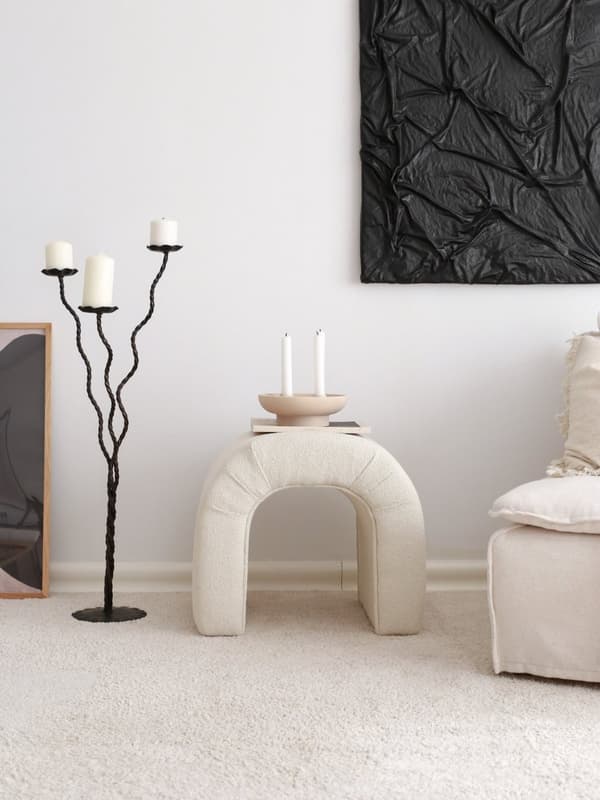 Pouffe Nu Teddy - Krem