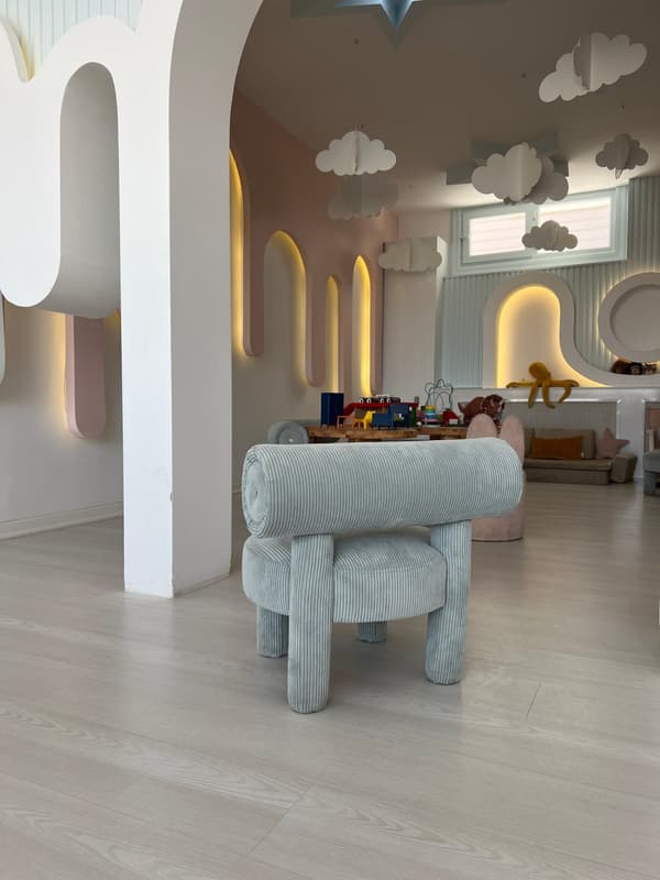 Wing Chair Dino - Blå