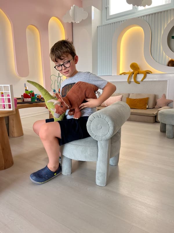 Wing Chair Dino - Blå