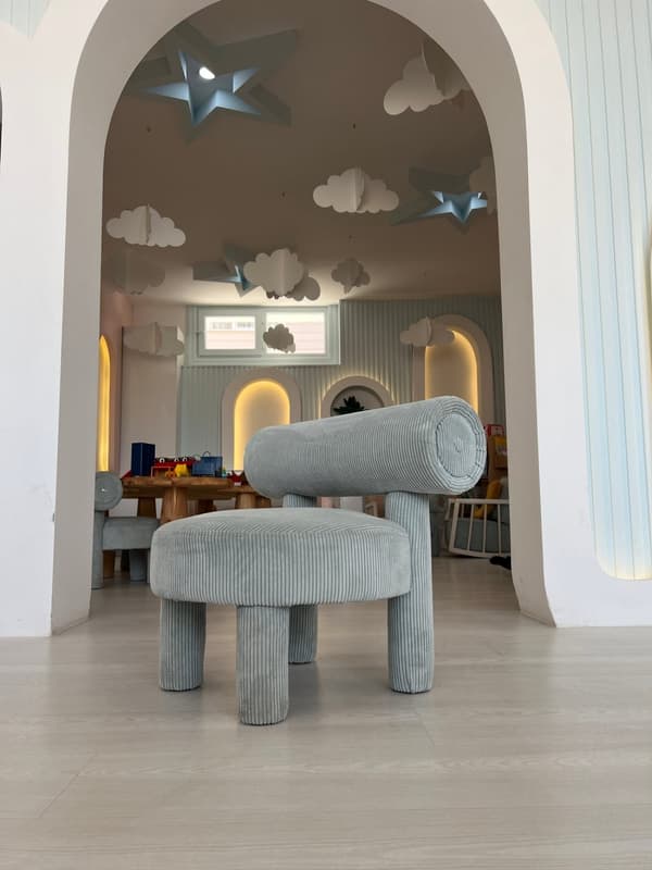Wing Chair Dino - Blå