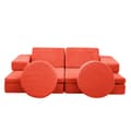 Miniatyrbillede 8 af 9: 2-sæders sovesofa puslespil - Orange