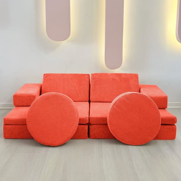 2-sæders sovesofa puslespil - Orange