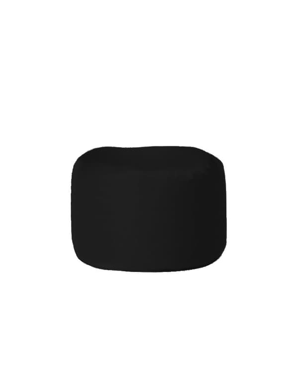 Hagepuff Firkantet puff - Svart