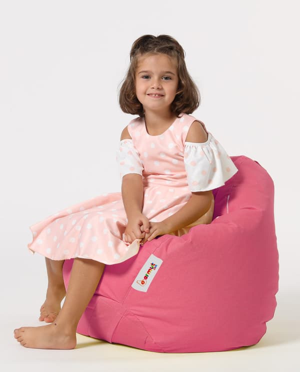 Garden Bean Bag Premium Kids - Rosa