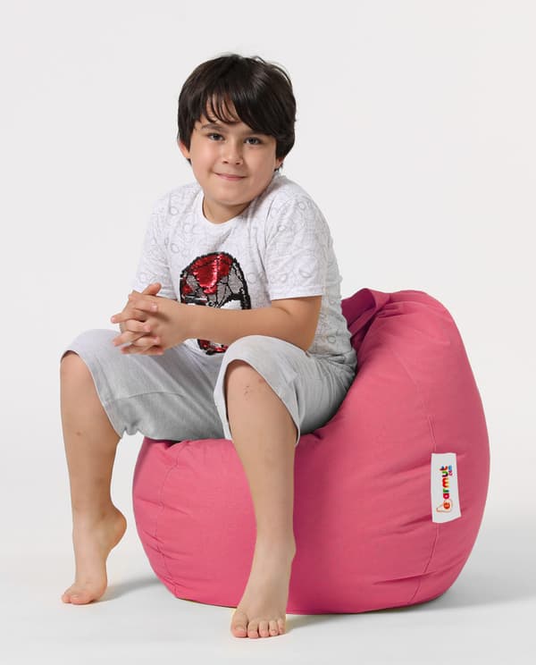 Garden Bean Bag Premium Kids - Rosa