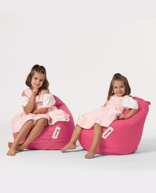Garden Bean Bag Premium Kids - Rosa