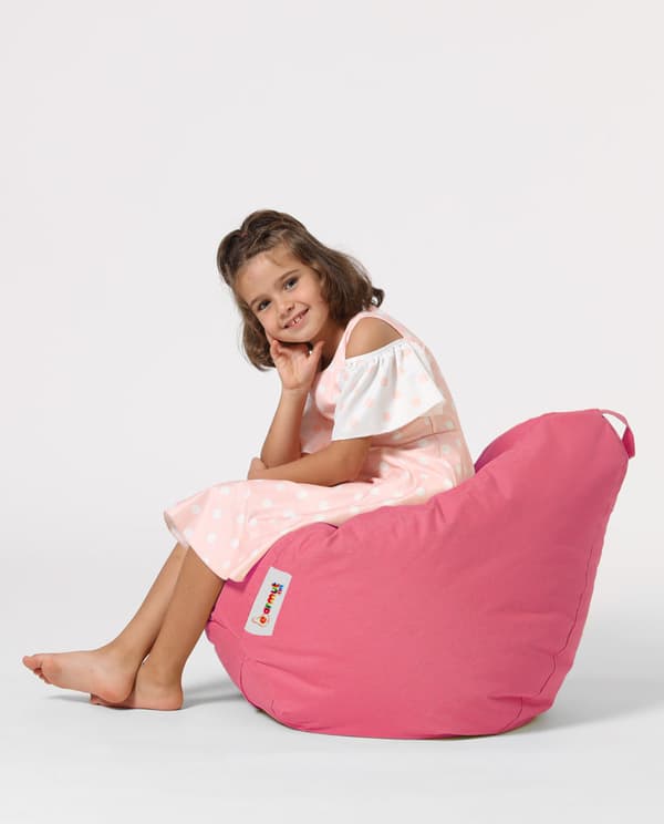 Garden Bean Bag Premium Kids - Rosa