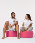 Miniatyrbillede 7 af 9: Havepuf Rund Puf - Pink