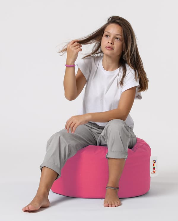 Havepuf Rund Puf - Pink