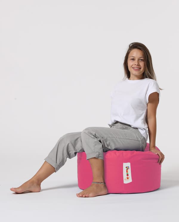 Havepuf Rund Puf - Pink