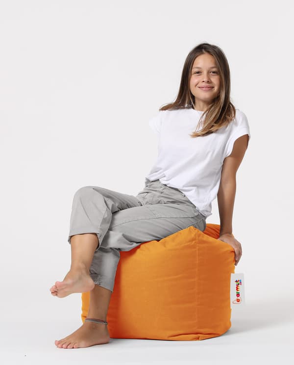Hagepuff Firkantet puff - Oransje