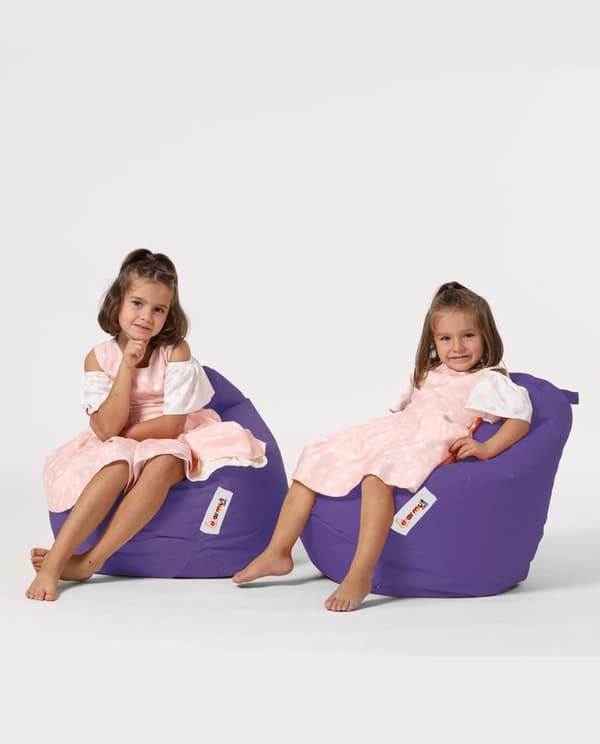 Garden Bean Bag Premium Kids - Lilla