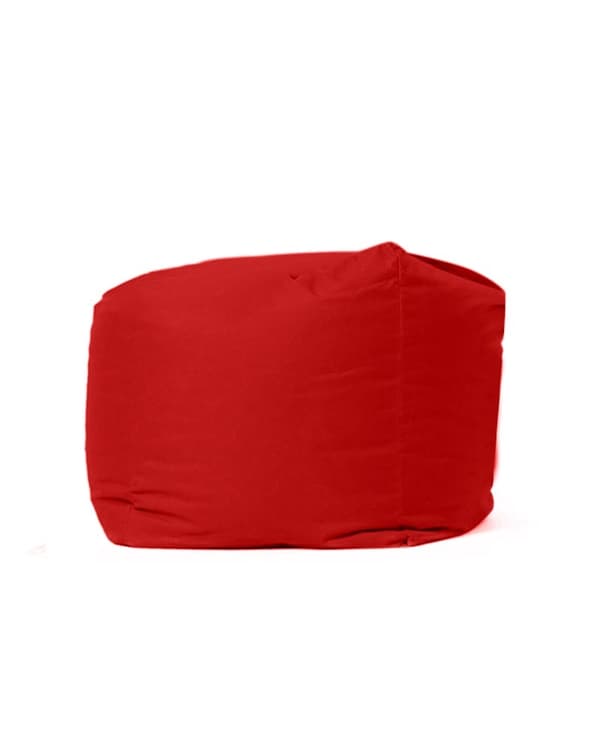 Hagepuff Firkantet puff - Rød