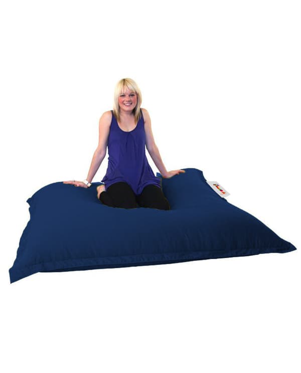 Garden Bean Bag Pute Puff 100x100 - Mørkeblå